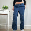 Vintage Faux Denim Trousers