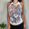 Vintage Cream Graphic Top Save The Queen