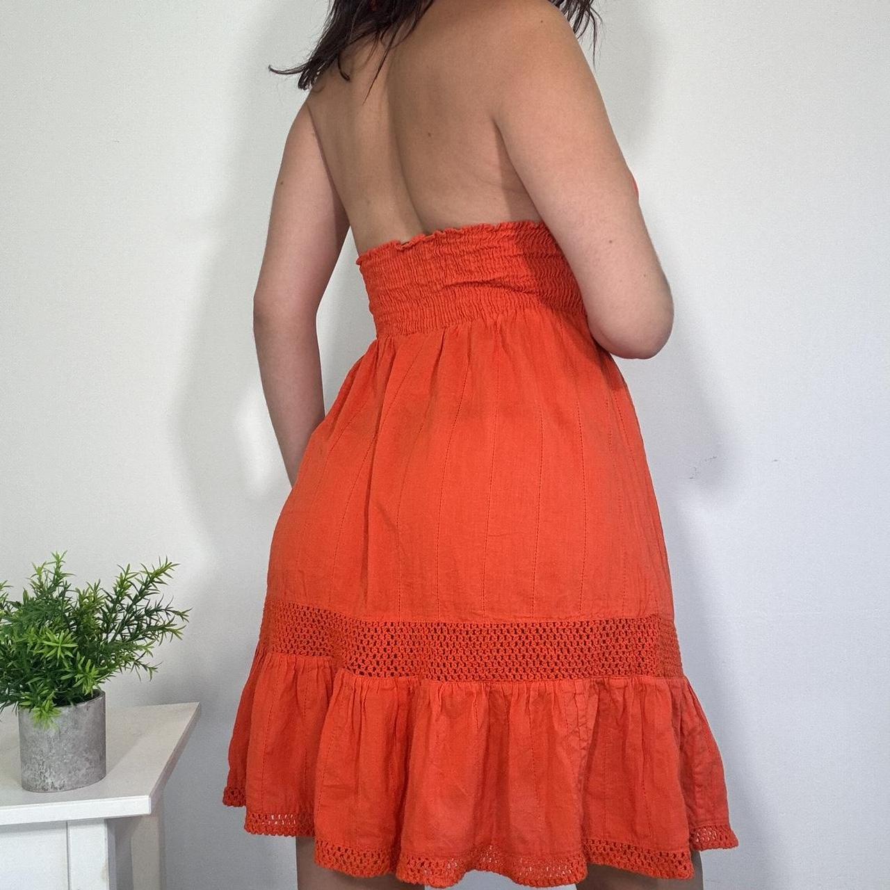 Vintage Red Babydoll Halter Dress BAY