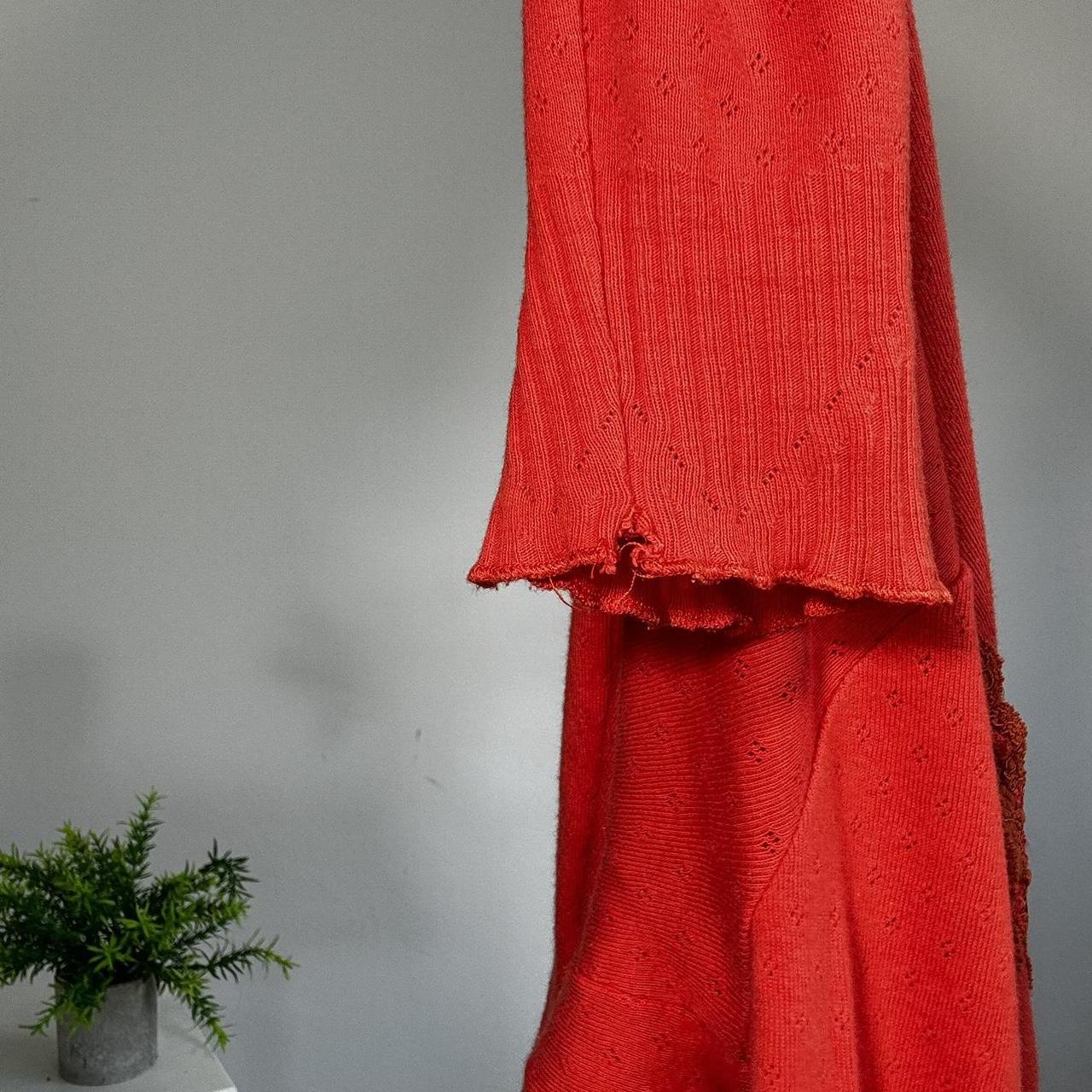 Vintage Red/ Orange Button Up Cardigan Kookai