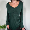 Vintage Green Babydoll Long Sleeve Top George