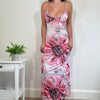 Vintage Pink Floral Maxi Dress Jane Norman