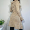 Vintage Tan Knit Long Cardigan Jane Norman