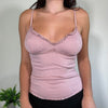 Vintage Dusty Pink Fitted Cami Morgan De Toi