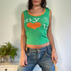Vintage Graphic 2000s Green Baby Tee