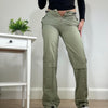 Vintage Khaki Cargo Trousers Lee