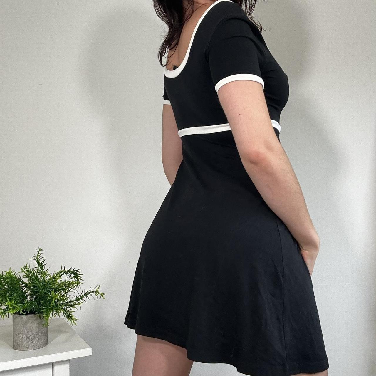 Vintage Black Preppy Mini Dress Morgan De Toi