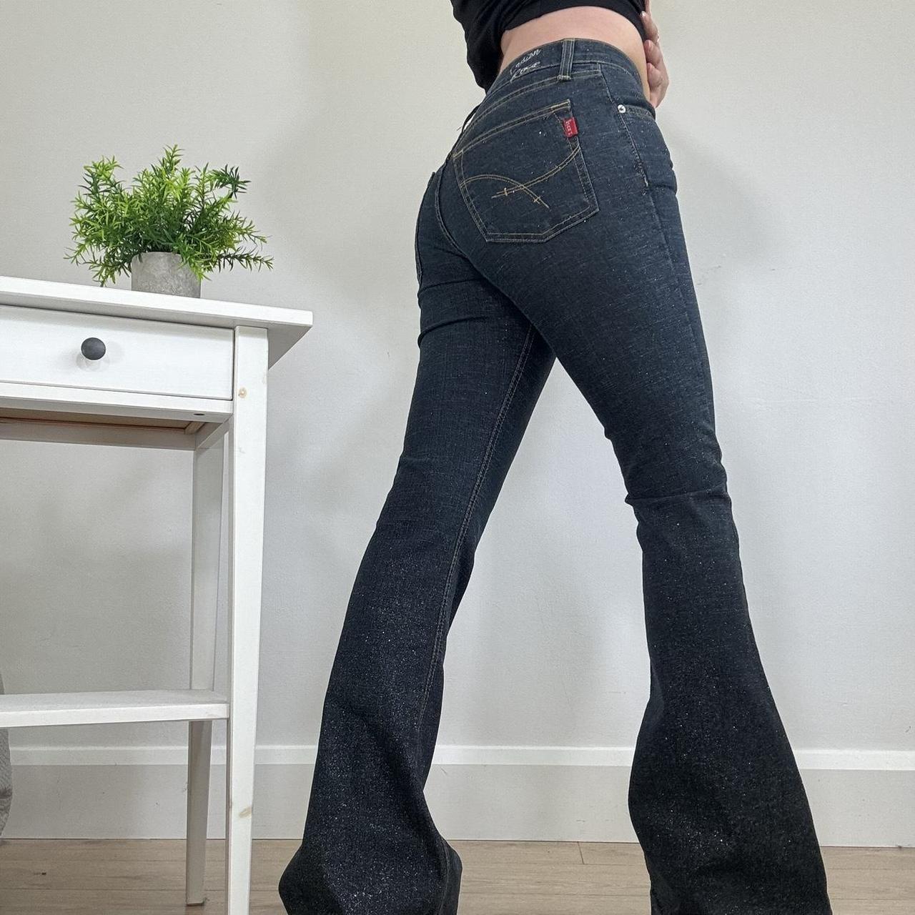 Vintage Glittery Embellished Jeans