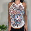 Vintage Cream Graphic Top Save The Queen