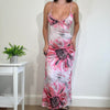 Vintage Pink Floral Maxi Dress Jane Norman