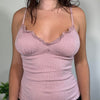 Vintage Dusty Pink Fitted Cami Morgan De Toi