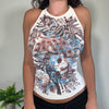 Vintage Cream Graphic Top Save The Queen