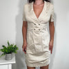 Vintage Cream Utility Dress Karen Millen