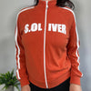 Vintage Orange Sports Jumper